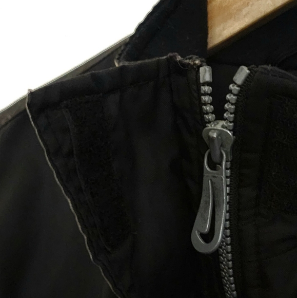 Vintage x 90s Nike Swoosh Embroidery BIG BACK LOGO Long Coat - Picture 5 of 10